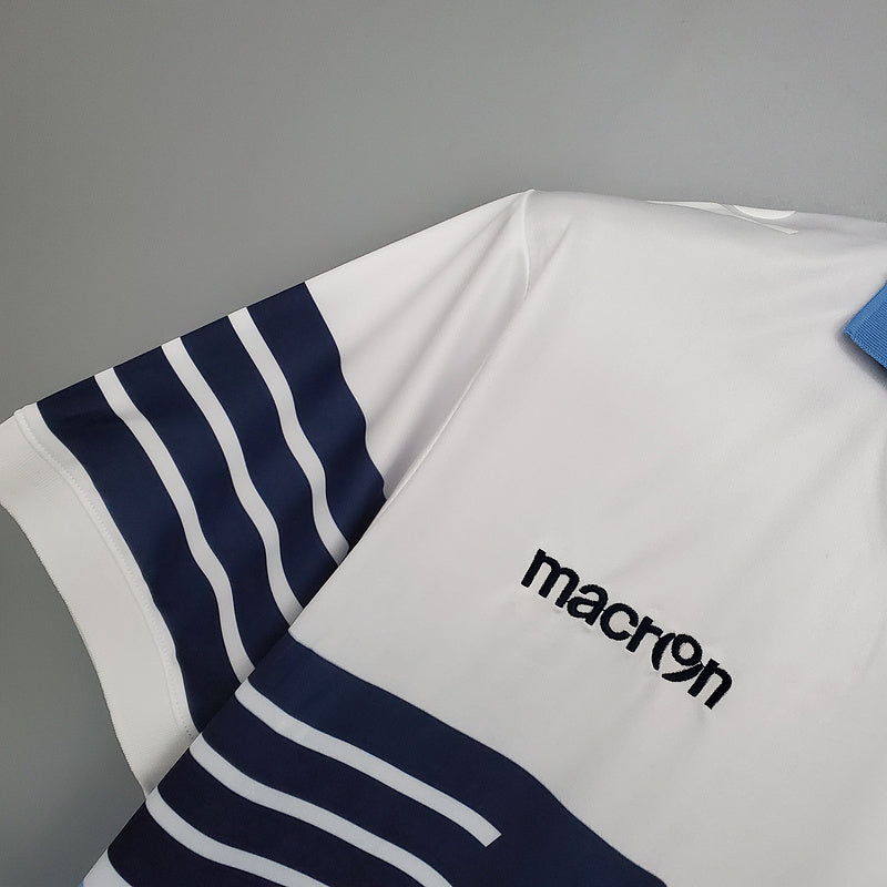 Camisa Lazio Retrô 2014 Azul e Branca - Macron