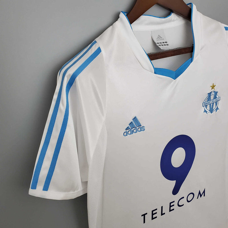 Camisa Marseille Retrô 2002/2003 Branca - Adidas