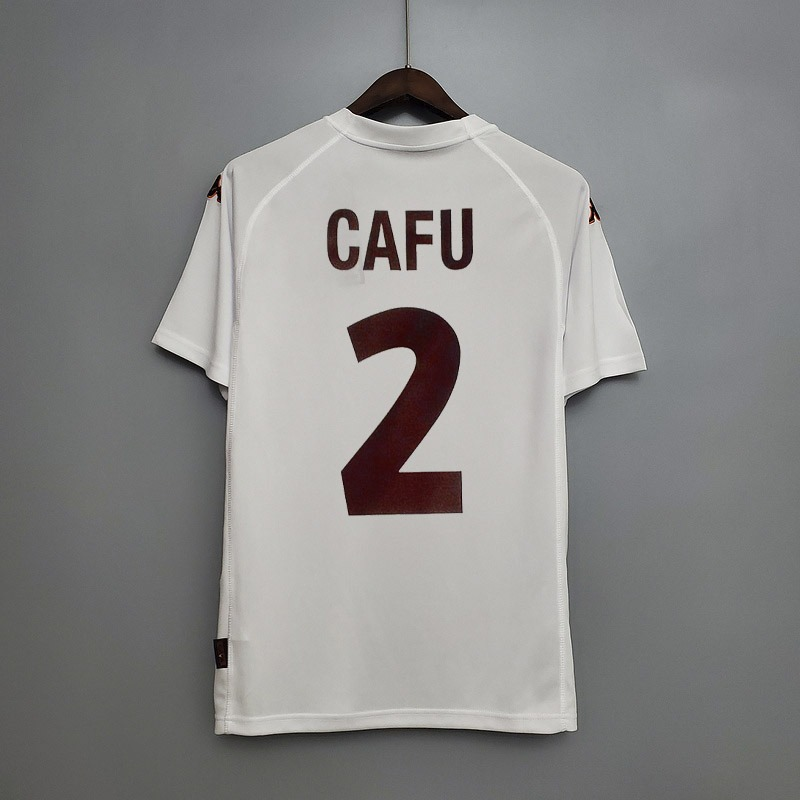 Camisa Roma Retrô 2000/2001 Branca - Kappa