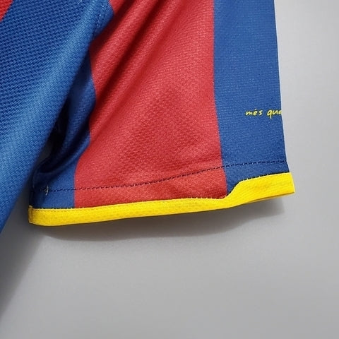 Camisa Barcelona Retrô 2010/2011 Azul e Grená - Nike