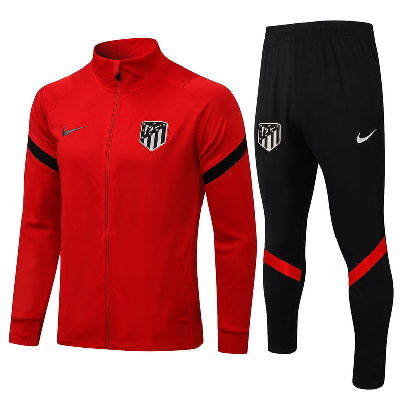 Conjunto Atlético de Madrid 21/22 Vermelha - Nike - Com Fecho