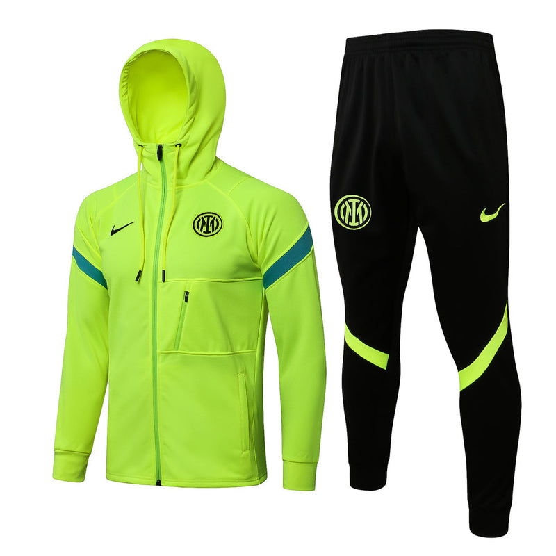 Conjunto Inter de Milão 21/22 Verde - Nike - Com Capuz