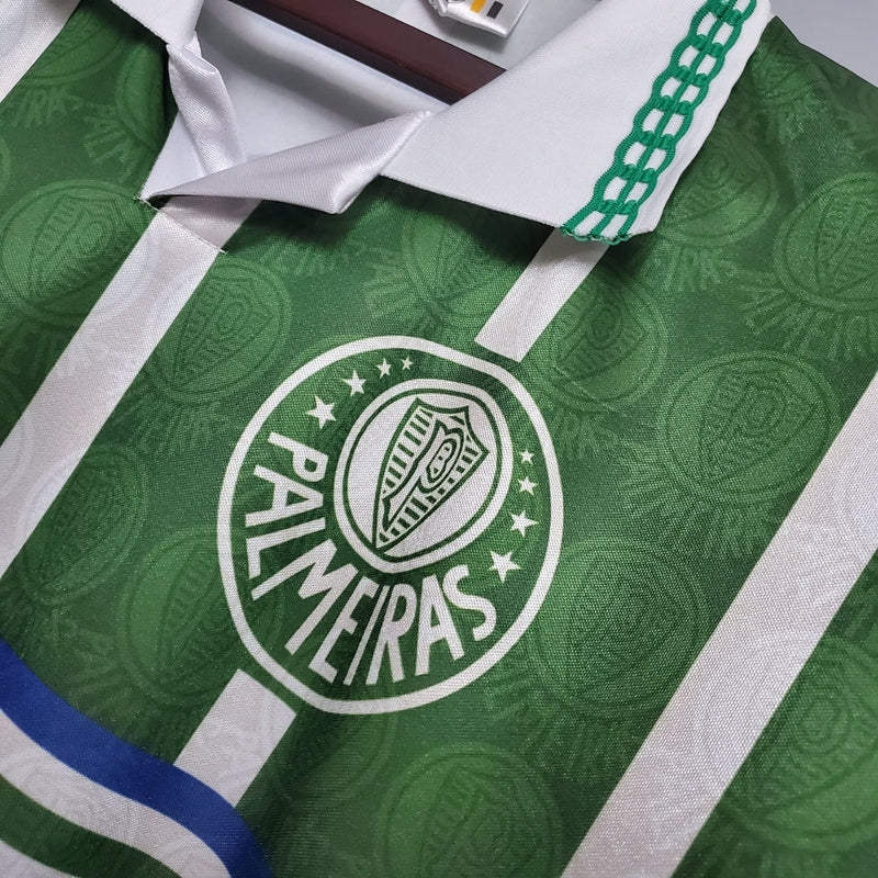 Camisa Palmeiras Retrô 1993/94 - Rhumell - Verde e Branca