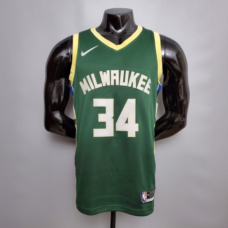 Regata Milwaukee Bucks Masculina - Verde