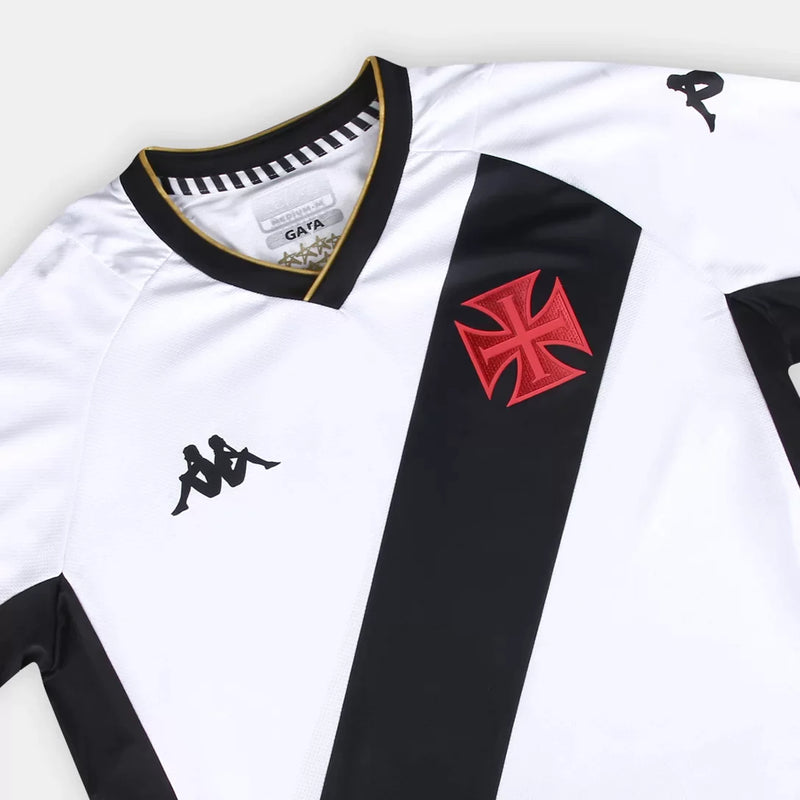 Camisa Vasco I 23/24 Kappa - Branco com listra Preta