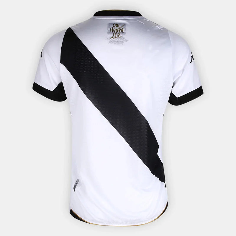 Camisa Vasco Feminino I 23/24 Kappa - Branca com Listra Preta